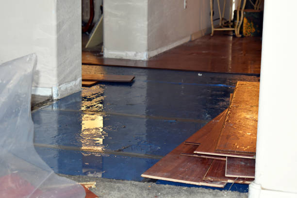 Professional Emergency Water Damage Restoration technician working in Drexel, OH